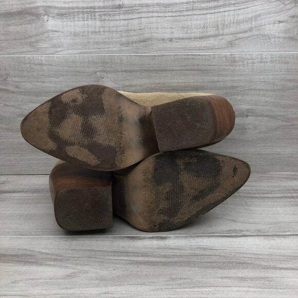 BP Ankle Boots Women’s 8 Lex Brown Suede Chelsea Slip On Booties - Picture 12 of 12